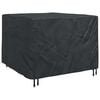 vidaXL Baldų uždangalas Juoda 125 x 125 x 74 cm 210D Oxford audinys