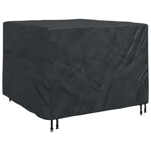 vidaXL Baldų uždangalas Juoda 125 x 125 x 74 cm 210D Oxford audinys