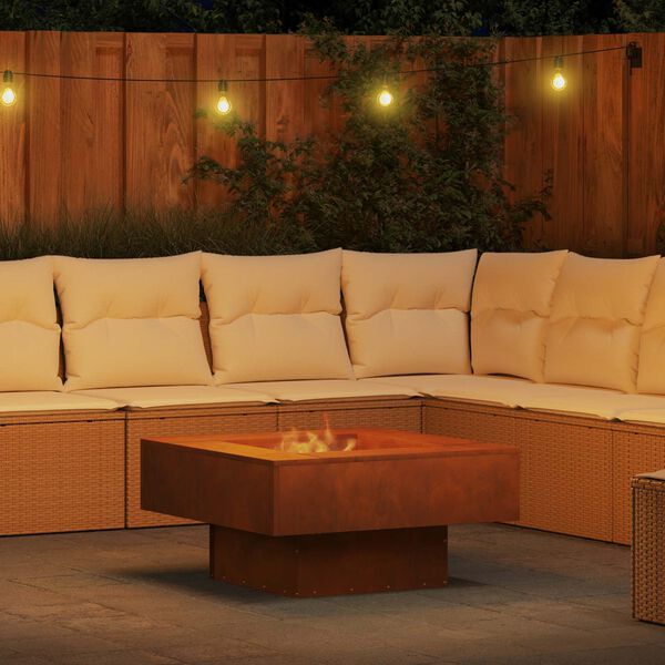 vidaXL Laužavietė Ruda 80 x 80 x 40 cm