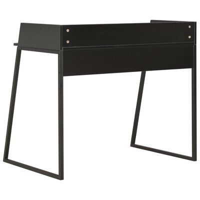 vidaXL Rašomasis stalas, juodos spalvos, 90x60x88cm