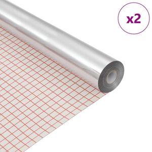 vidaXL Savaranki&scaron;kai klijuojama veidrodinė plėvelė 60 x 150 cm 2 vnt.