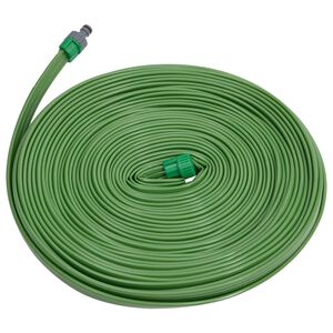 vidaXL Trijų žarnelių purk&scaron;tuvo žarna, žalios spalvos, 22,5cm, PVC