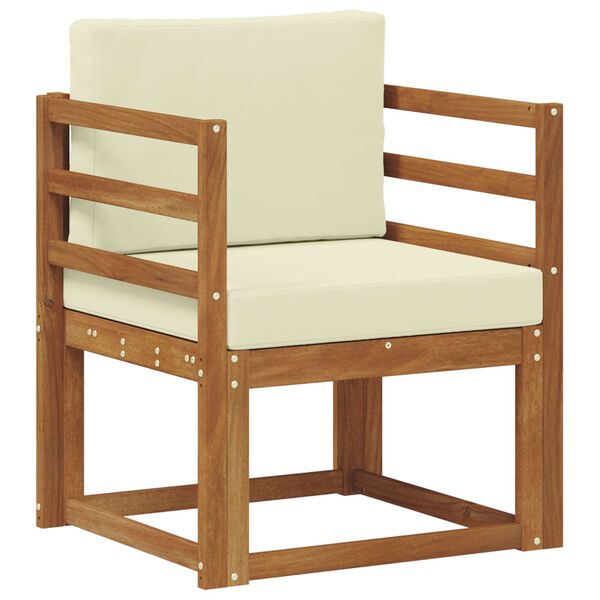 vidaXL Lauko sofos komplektas Tvirta akacijos mediena ir poliesteris