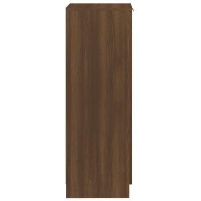 vidaXL Spintelė batams, ruda ąžuolo, 30x35x100cm, apdirbta mediena