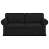 vidaXL Sofa Juoda Bendri matmenys: 175 x 82 cm (P X G x A) Aksomas