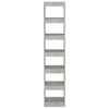 vidaXL Spintelė knygoms/kambario pertvara, betono pilka, 40x30x198cm