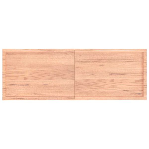 vidaXL Stalvir&scaron;is, &scaron;viesiai rudas, 180x60x(2-6) cm, medienos masyvas