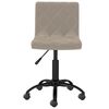 vidaXL Pasukamos valgomojo kėdės, 2vnt., &scaron;viesiai pilkos, aksomas