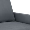 vidaXL Dvivietė sofa, tamsiai pilkos spalvos, 140cm, aksomas