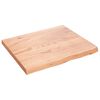 vidaXL Vonios stalvir&scaron;is, &scaron;viesiai rudas, 60x50x(2-4) cm, mediena