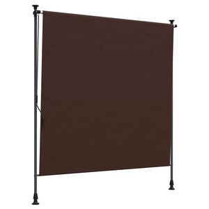 vidaXL Lauko Ritininė Žaliuzė Ruda 200 x 270 cm