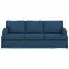 vidaXL Sofa Mėlyna Bendri matmenys: 201 x 80 cm (P X G x A) Aksomas
