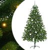 vidaXL Kalėdų eglutė su 300 LED s stovu Žalia 180 cm PE