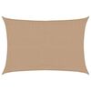 vidaXL Uždanga nuo saulės, taupe spalvos, 3,5x4,5m, HDPE, 160g/m&sup2;