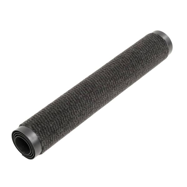 vidaXL Durų kilimėlis, kvadratinis, dygsniuotas, 120x180cm, juodas