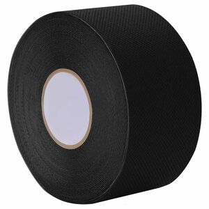vidaXL Dirbtinio žolės juosta su klijais Juoda 10 x 0,05 cm
