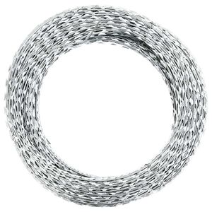 vidaXL Spiralinės pjaunančios vielos Concertina ritinys, plienas, 100m