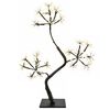 vidaXL S formos LED kalėdinė eglutė 2 vnt. Juoda 45 cm Plastmasė