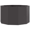 vidaXL Lovelis Juoda 90 x 90 x 50 cm Plienas