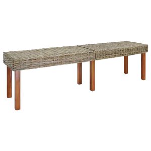 vidaXL suoliukas Natūrali 160 x 35 x 45 cm Kietas mango medis