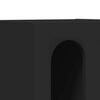 vidaXL Naktinis staliukas Juoda 40 x 35 x 50 cm Apdirbta mediena