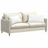 vidaXL Sofa Pagalvės 2 pcs Balta 80 x 40 cm audinys