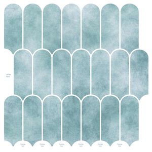 vidaXL Pūkuota plytelė 20 pcs Žalia 30 x 30 cm Poliuretanas ir PET