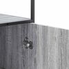 vidaXL Highboard Gray Sonoma inžinerinis medis ir metalas