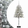 vidaXL Dirbtinė Kalėdų eglutė su burbulais 120 cm 150 LED &Scaron;ilta balta