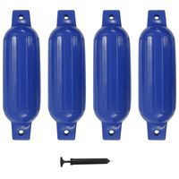 vidaXL Valties bortų apsaugos, 4vnt., mėlynos spalvos, 41x11,5cm, PVC