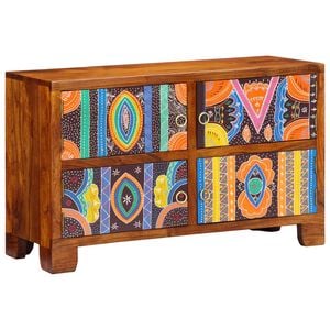 vidaXL Batu skrynia Ruda 90 x 35 x 55 cm Kietos akacijos mediena