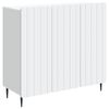 vidaXL Kabalas Balta 89 x 34,5 x 82 cm Apdirbta mediena