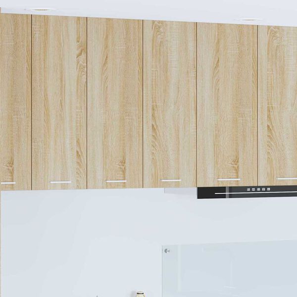 vidaXL Pakabinama spintelė su saugykla Sonoma ąžuolas 60 x 31 x 80 cm