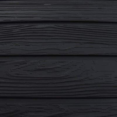 vidaXL Sodo komposto dėžė, juodos spalvos, 280l, polipropilenas