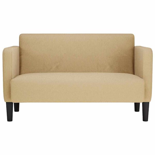 vidaXL Loveseat sofa, pilkai žalia, 109cm, velvetinis audinys