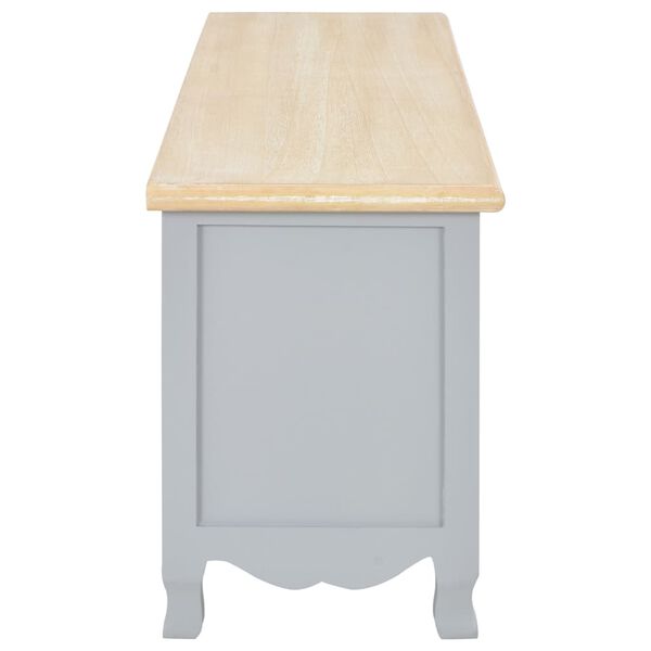 vidaXL TV spintelė, pilka, 120x30x40cm, mediena