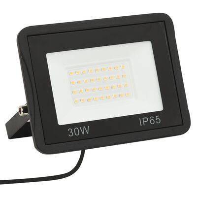 vidaXL LED prožektorius, šiltos baltos spalvos, 30W