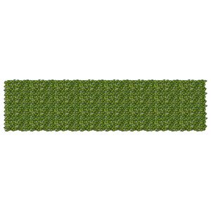 vidaXL Balkono ekranas su lapais Žalia ir geltona 400 x 100 cm