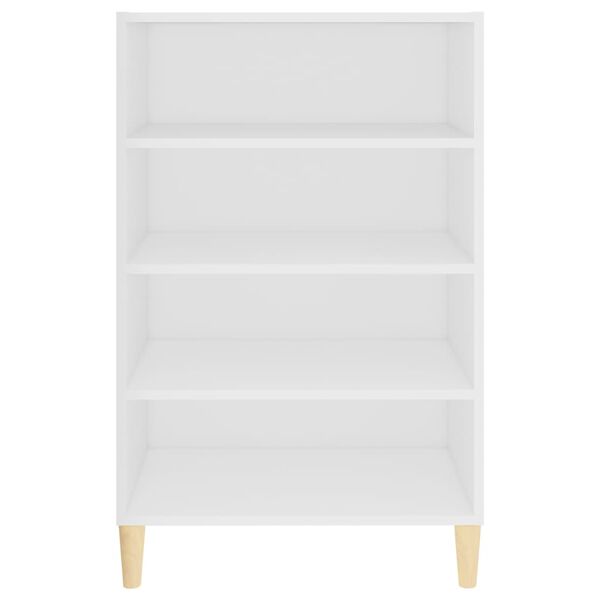 vidaXL Šoninė spintelė, baltos spalvos, 57x35x90cm, MDP