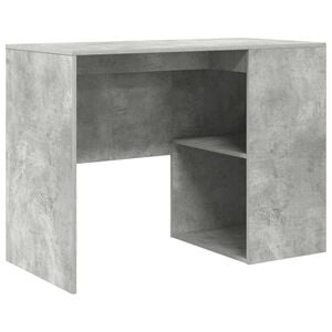 vidaXL Stalas Betono pilka Apdirbta mediena 102 x 50 x 75 cm