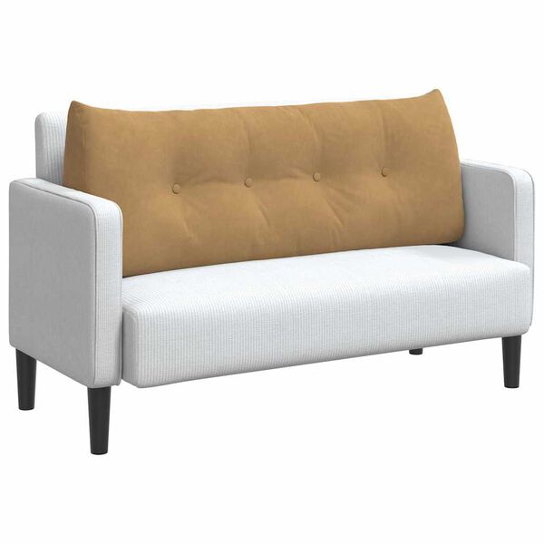 vidaXL Apsaugos Pagalvė Ruda 120 x 24 x 50 cm Aksomas