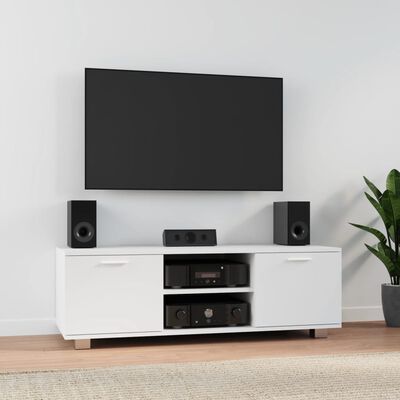 vidaXL Televizoriaus spintelė, baltos spalvos, 120x40,5x35cm, mediena