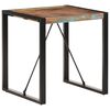 vidaXL Valgomojo stalas, 70x70x75cm, perdirbtos medienos masyvas