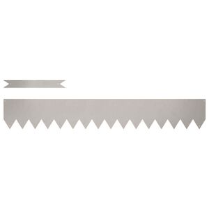 vidaXL Vejo kra&scaron;tas 10 pcs Ruda 100 x 0.05 x 20 cm