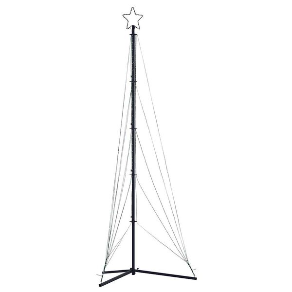 vidaXL LED Kalėdų eglutė 525 LEDs Šilta Balta 302 cm