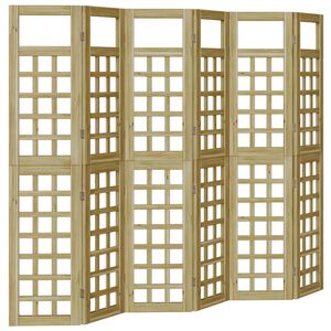 vidaXL Privatumo žaliuzės Medus ruda 240 x 180 cm Kietas pu&scaron;ies medis