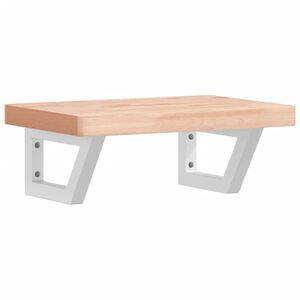 vidaXL Lentyna praustuvui, plienas ir bukmedžio medienos masyvas