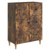 vidaXL Kabalas Dūminio ąžuolo 66 x 34,5 x 90 cm Apdirbta mediena
