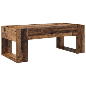 vidaXL Kavos staliukas Senas medis 110 x 50 x 41 cm Apdirbta mediena