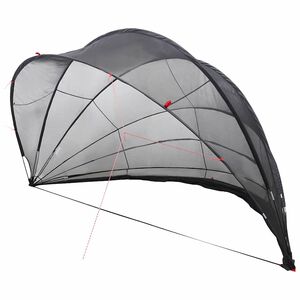 vidaXL Baseino kupolas 592 x 590 x 275 cm 185T poliesteris su PU danga